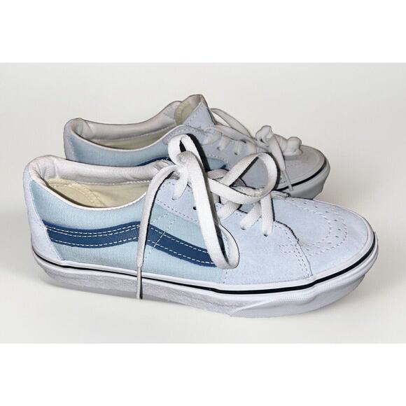 VANS SK8-LOW‎ (UTILITY POP) Light BLUE/WHITE Size 5.0 Men’s 6.5 Women’s - Picture 2 of 13